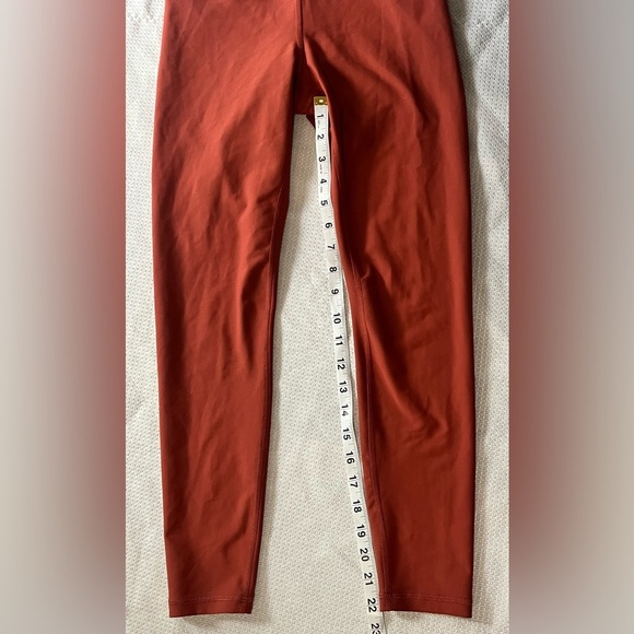 Old Navy Active Powersoft High-Rise Go-Dry Rust Orange-Red Leggings Size Small - Picture 6 of 15